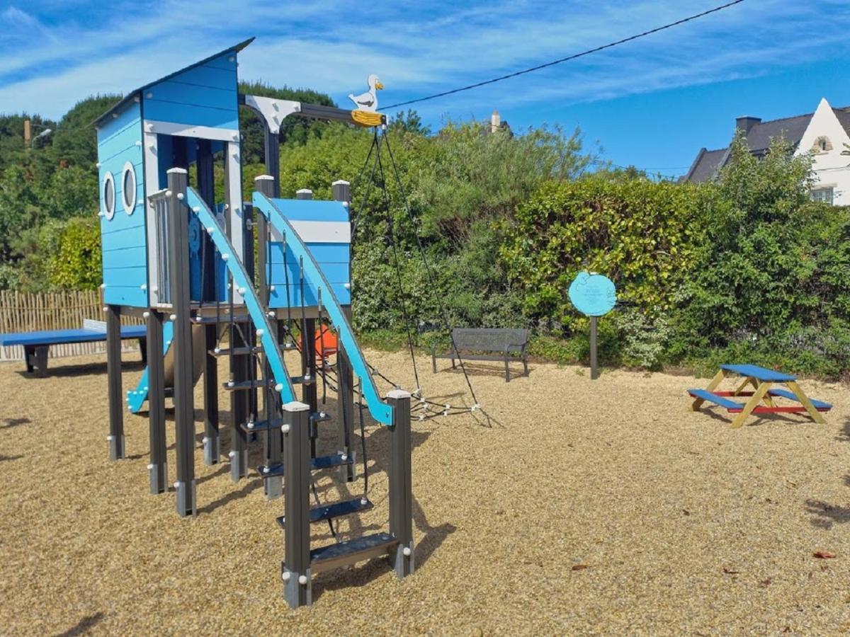 Camping Paradis Le Moulin Des Oies Belz Exterior foto
