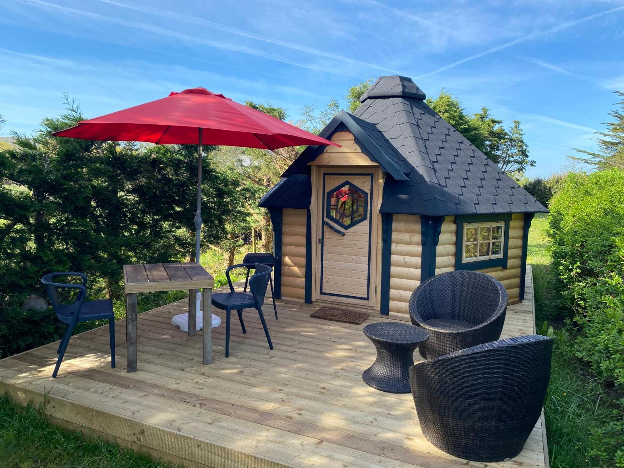 Camping Paradis Le Moulin Des Oies Belz Exterior foto