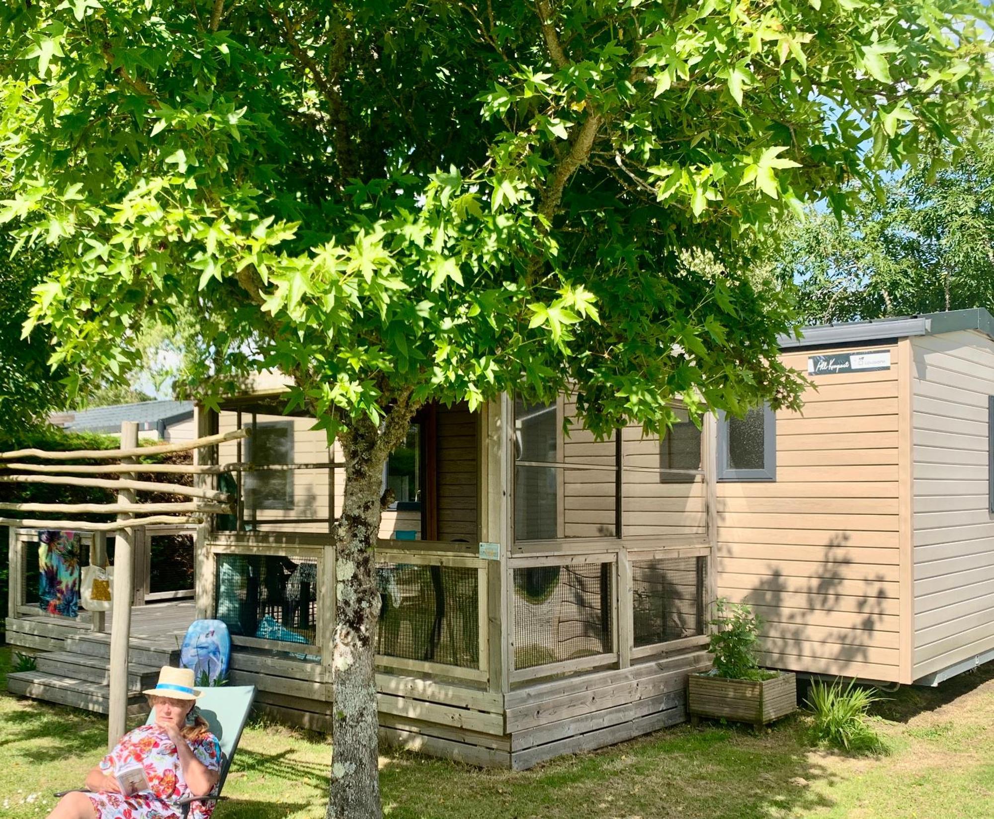Camping Paradis Le Moulin Des Oies Belz Exterior foto